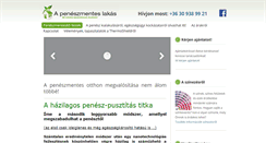 Desktop Screenshot of penesz.hu
